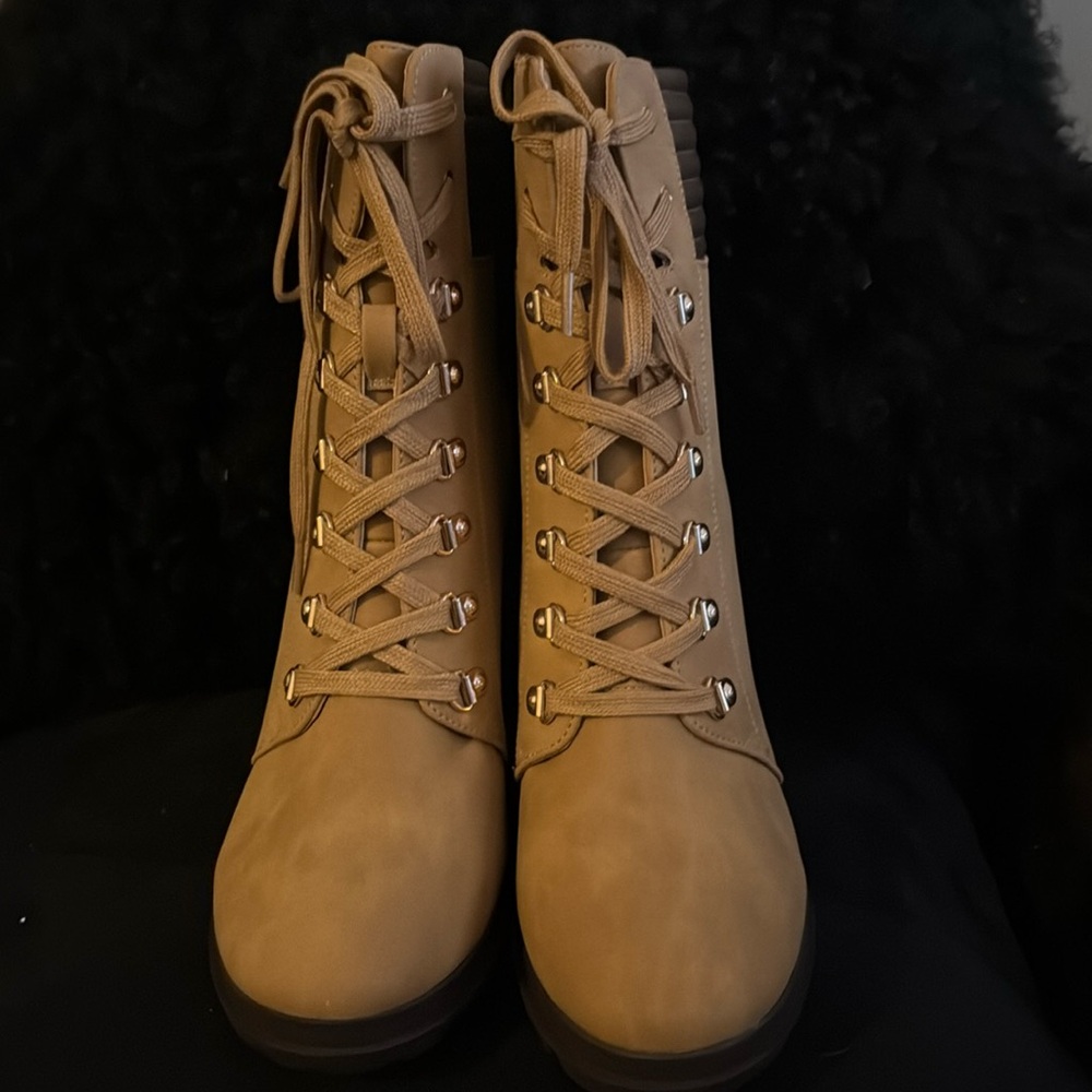 Tan boots